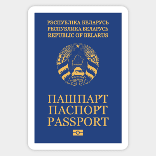 Belarus passport Sticker